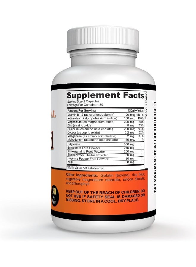 Sigmaceutical Zinc & Selenium Supplement - Thyroid Support Supplement - Iodine Capsules - Kelp Supplement - 120 Capsules - Image 2